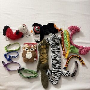 New Lot Of 10 Dog Tots Super Cute Christmas Small Kong Snuzzles Holiday Reindeer